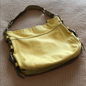 Coach Leather Shoulder Handbag